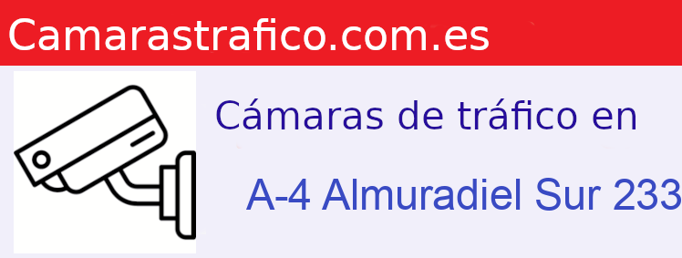Camara trafico A-4 PK: Almuradiel Sur 233,500